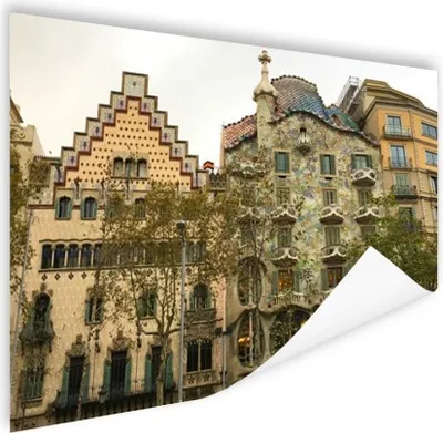 Produktbild von MuchoWow® Poster Barcelona - Architektur - Spanien 80x60 cm - Kunst für zu Hause