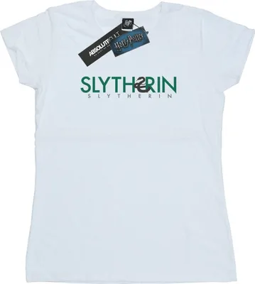Produktbild von Harry Potter - "Slytherin" T-Shirt für Damen BI23150 (XL) (Weiß)
