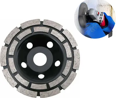 Produktbild von Diamant-Schleiftopf 125mm, 1er Set, Hochwertige Schruppscheiben Für Metall & Betonbearbeitung