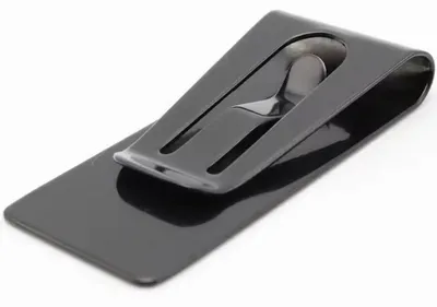 Immagine prodotto di Portafoglio per banconote - Clip per banconote - Portamonete - Nero - Metallo - Portamonete - Clip per banconote - CHPN