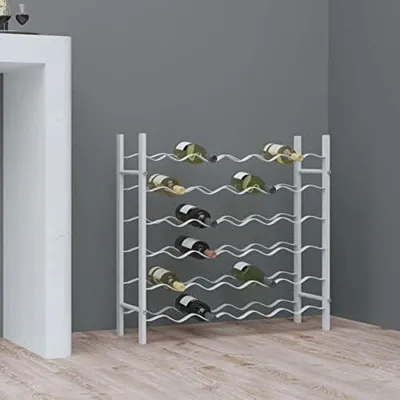 Produktbild von Weinregal für 36 Flaschen aus Metall