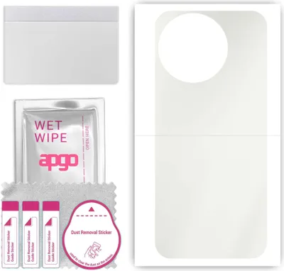 Produktbild von apgo Rückseite Schutzfolie, Matt, kompatibel mit Vivo Y200i, Hinten Hydrogel-Displayschutzfolie mit Positionierhilfe, kratzfest, einfache Montage