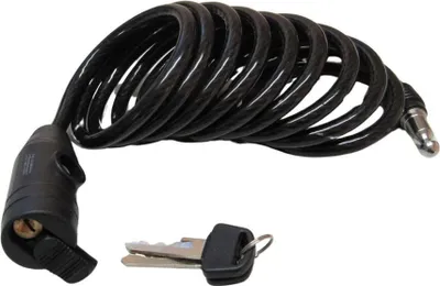 Produktbild von Fahrrad schloss Spiral Fahrrad Kabel Stahlkabel Cable Lock 240cm Ø8mm 2Schlüssel