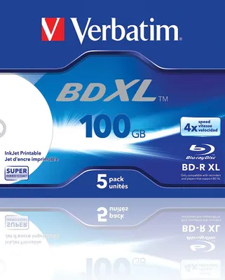 Image de Verbatim 43789 Blu-Ray Bd-Rxl 100Gb 4X Jc5