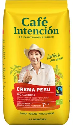 Produktbild von Café Intención Selección Peru Kaffeebohnen 500g – Fair gehandelte Arabica-Bohnen