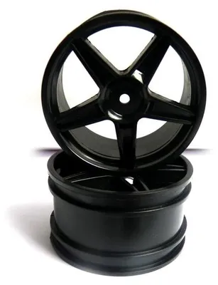 Productafbeelding van Disky zwart - Buggy-wielen, achter, 2 stuks.