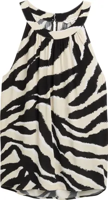 Produktbild von Tom Tailor Damen Bluse aus Viskose mit Neckholder und geradem Schnitt