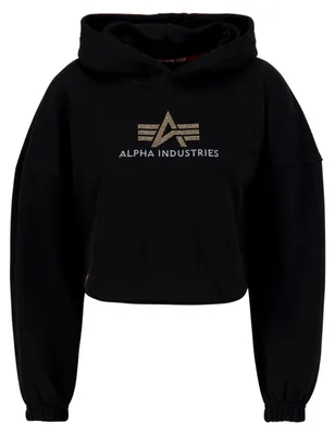 Productafbeelding van Alpha Industries Crystal COS Hoodie, dameshoodie, zwart
