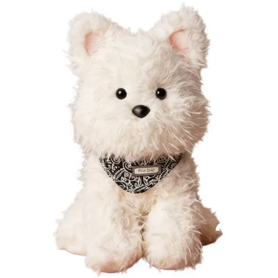 Produktbild von Westie Kuscheltier Hund 25cm – West Highland White Terrier Plüschtier, Stofftier für Kinder & Hundeliebhaber