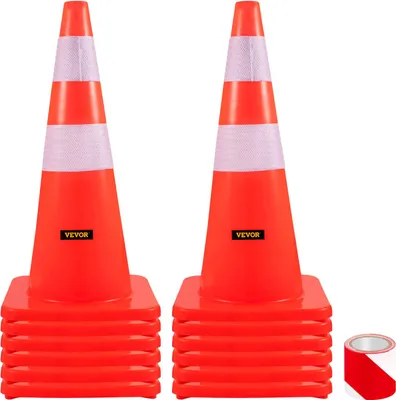 Zdjęcie produktu dla Pachołki Drogowe 12 Sztuk 73 cm