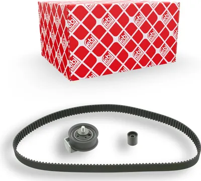 Produktbild von FEBI BILSTEIN 24724 Zahnriemensatz + Spannrolle + Umlenkrolle für AUDI A4 Limousine (8D2, B5) 153-Zähne