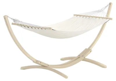 Immagine prodotto di Amaca Hedvig con telaio bianco sporco.