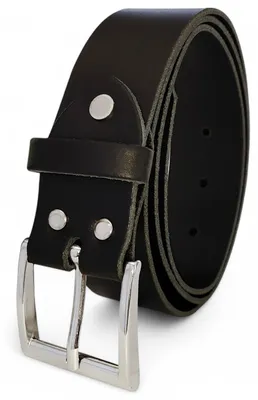 Produktbild von FRONHOFER Herrengürtel 4 cm, 100% Leder, mit Schraube und Nieten, kürzbar