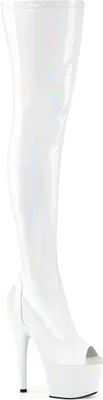 Produktbild von ADORE-3011HWR Damen Boots von Pleaser, Weiß  , EU 41, US 11