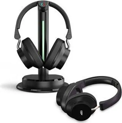 Image de Casque TV CGV Prelude 3 Duo, Circum-aural, Filaire, Noir