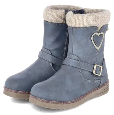 Produktbild von Indigo Mädchen Winterstiefel Blau Textil & Synthetik Größe: 28