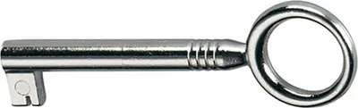 Produktbild von Schlüssel,48596,mit Bart,vernickelt