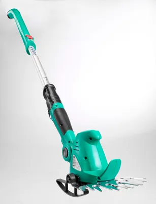 Produktbild von GartenMeister 4in1 Akku Gras- & Strauchscheren Set 10,8 Volt mit Fahrstock