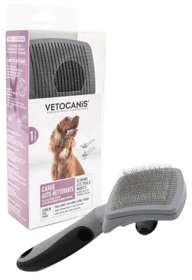 Immagine prodotto di Spazzola per cani Vetocanis, rettangolare, grigia
