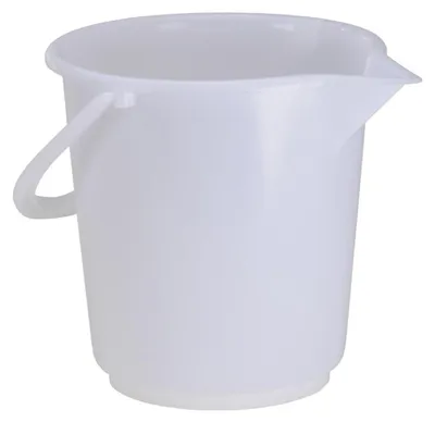 Produktbild von Hünersdorff Industrieeimer 10,5 l D286xH283 mm, natur rund mit Ausguß