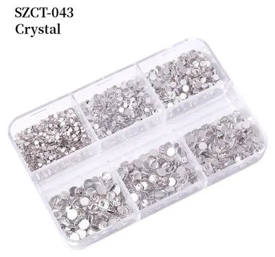 Produktbild von Glitzersteine Selbstklebend Set mit Picking Pinzette , 1 Karton 1000 Pcs Glitzersteine zum Basteln, Glitzersteine Silber, Kann zum Bekleben von Kinderhandwerk und Nagelkunst Verwendet Werden