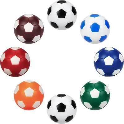 Obrázek produktu pro Famanu Kickerball – Křivkový fotbal – 8 barevných měkkých míčků pro zábavu – 32 mm