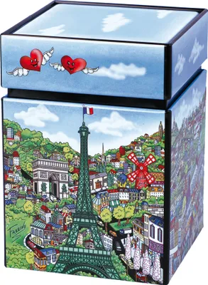 Produktbild von Goebel Fazzino Come visit me in Paris Teedose