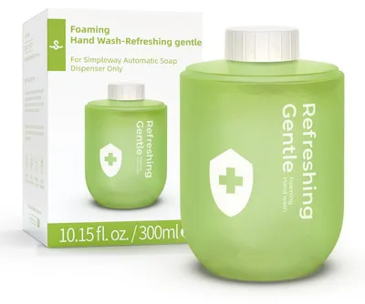 Immagine prodotto di Simpleway Sapone in schiuma per dosatore automatico, confezione da 1, Refreshing Gentle Green