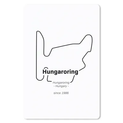 Produktbild von MuchoWow® Mauspad Mousepad Formel 1 - Ungarn - Rennstrecke 18x27 cm - Mousepads - Maus Mat - Pad - Mausunterlage