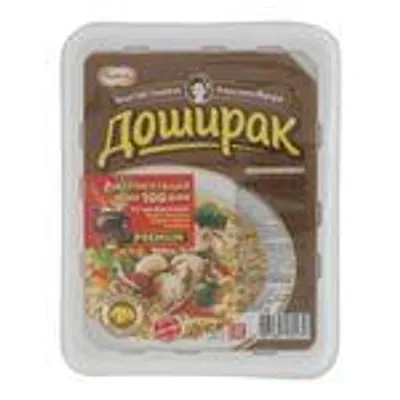 Instant-Nudelsuppe Doshirak | Pilzgeschmack | Fermentierte Sojasauce | 90 g