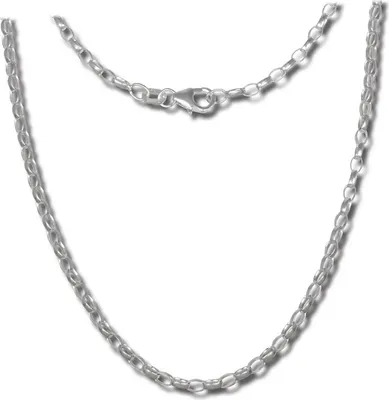 Produktbild von SilberDream Halskette 925 Silber 70cm Erbskette oval Schmuck silber D2SDK20970