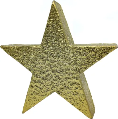 Produktbild von Metall 3D Stern 30 x 28cm gold