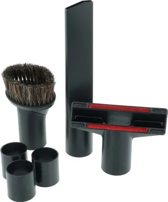Produktbild von vhbw 6-tlg. Düsen-Set kompatibel mit Miele Staubsauger - 32mm / 35 mm Schwarz