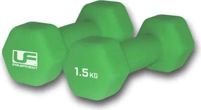 Produktbild von Urban Fitness Hanteln Neopren Hexagon - 2 x 1,5kg Set Grün