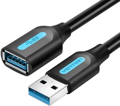 Produktbild von Vention CBHBI-Verlngerungskabel, USB 3.0, 3 m, schwarz