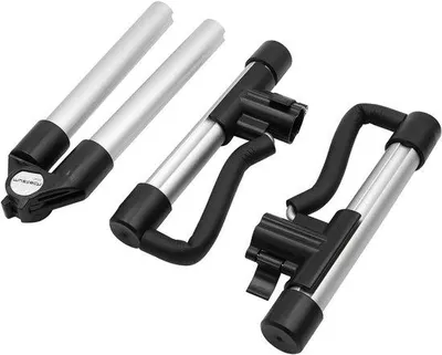 Produktbild von Silberfarbener Akustikgitarrenständer aus Metall, klappbar