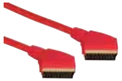 Produktbild von Hama M/M 1.5m SCART-Kabel 1,5 m SCART (21-pin) Rot