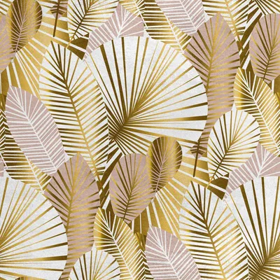 Image de Royal Velvet Tissu Polyester A coudre - Motif Feuilles d'Or