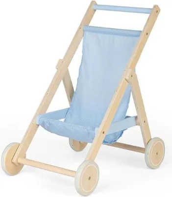Produktbild von Tidlo Puppenwagen Spielzeug - bunter Puppen Buggy