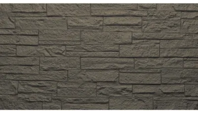 Produktbild von 3D-Ziegelstein-Optik, dekorative Paneele, 12-teilig, 8,6 m² PolyurethanWandverkleidung, 120 x 60 x 2,5 cm, Schiefergrau
