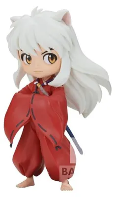 Imagen del producto de Figurita Inuyasha de Banpresto, línea Q Posket, 14 cm, color naranja. Color: Naranja. Talla única