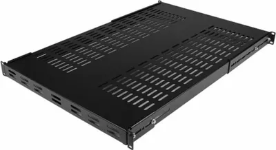 Obrázok produktu pre StarTech.com ADJSHELFHDV, Nastaviteľná polica, Oceľ, Čierna, 5,7 kg