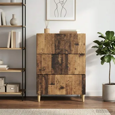 Obrázek produktu pro vidaXL Komoda ze starého dřeva 66 x 34,5 x 90 cm, dřevotříska