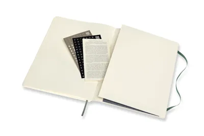 Produktbild von Moleskine Professionelles Notizbuch, Weicher Einband, XL (19x25), Soft Cover, Waldgrün