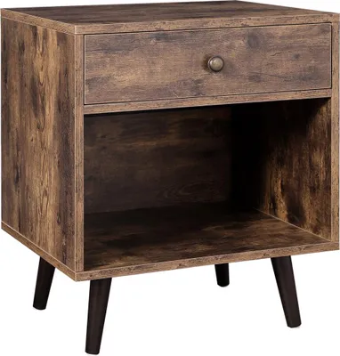 Produktbild von Nachttisch im Retro-Holz-Look