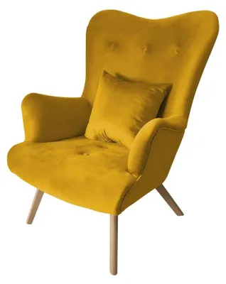 Produktbild von MIRJAN24 Sessel Zawil, Vintage Relaxsessel, Polstersessel, Wohnzimmersessel vom Hersteller (Farbe: Magic Velvet 2234)