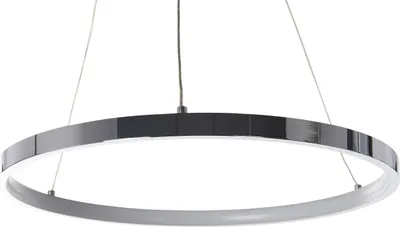 Produktbild von BELIANI Hängelampe LED Silber Metall dia. 40 cm Pendelleuchte für Esszimmer für Schlafzimmer für Wohnzimmer