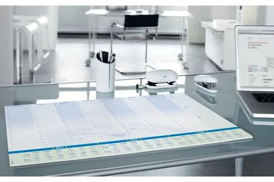 Produktbild von SIGEL HO350 Papier-Schreibunterlage, Time, 595x410 mm, 30 Blatt