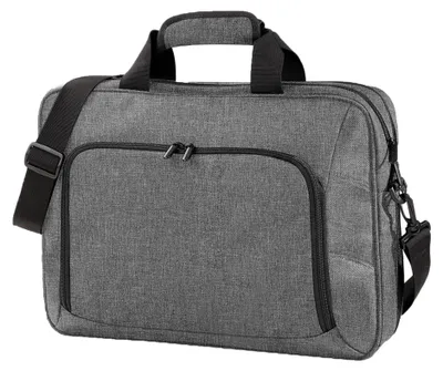 Produktbild von Quadra Executive Digital Aktentasche / Laptoptasche FK477 (Einheitsgröße) (Grau meliert)