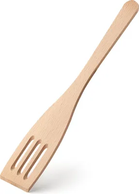 Image de Metrie | Pfana-4028S Spatule en bois à fentes, hêtre | 28 cm
